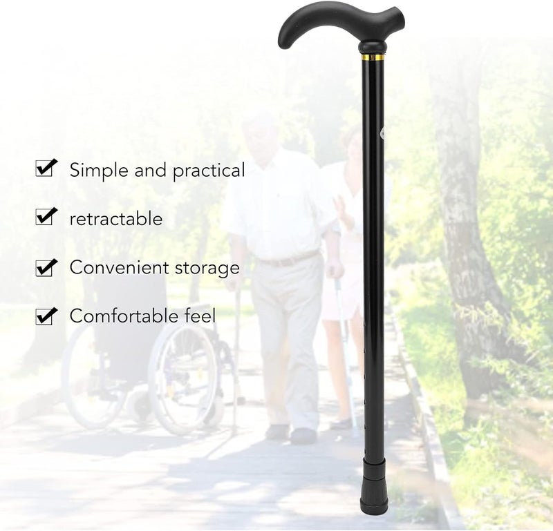 كلاراكو عصا مشي احترافية لمساعدة الحركة عصا مشي قابلة للتعديل مع طرف مطاطي عصا مشي مريحة من سبائك الألومنيوم لكبار السن - Image 3