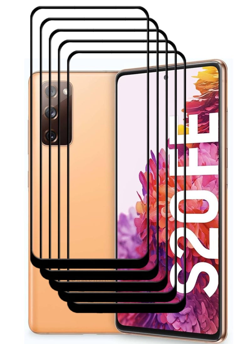 ACLIX 5 Pieces Antistatic ESD Dustproof Premium Quality High Definition Tempered Glass Screen Protector Designed For Samsung Galaxy S20 FE - Image 1