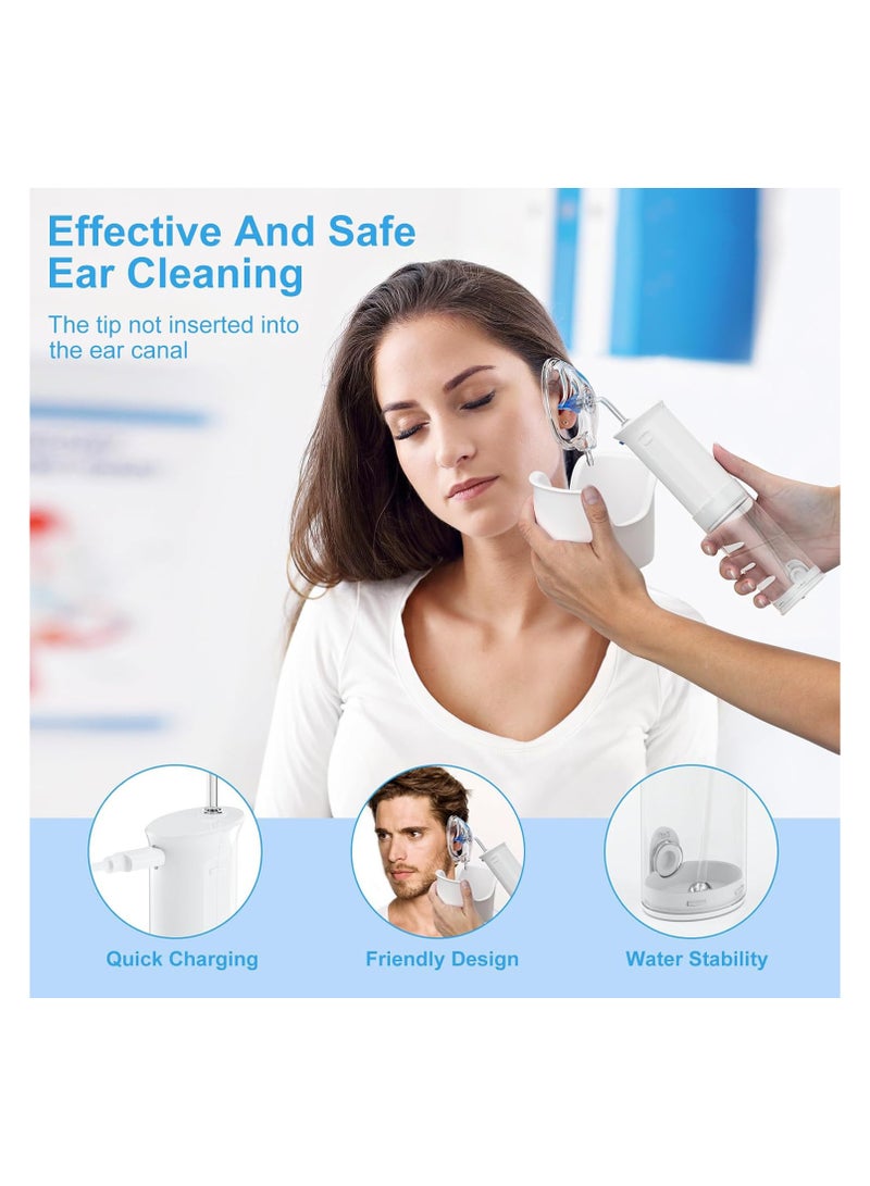 SYOSI Ear Wax Removal Tool  Ear Cleaner Ear Irrigation Flushing System for Ear Washing Ear Cleaning Kit Ear Cleaner with 3 Modes Safe Effective Ear Wax Washer for Adults Kids - Image 2