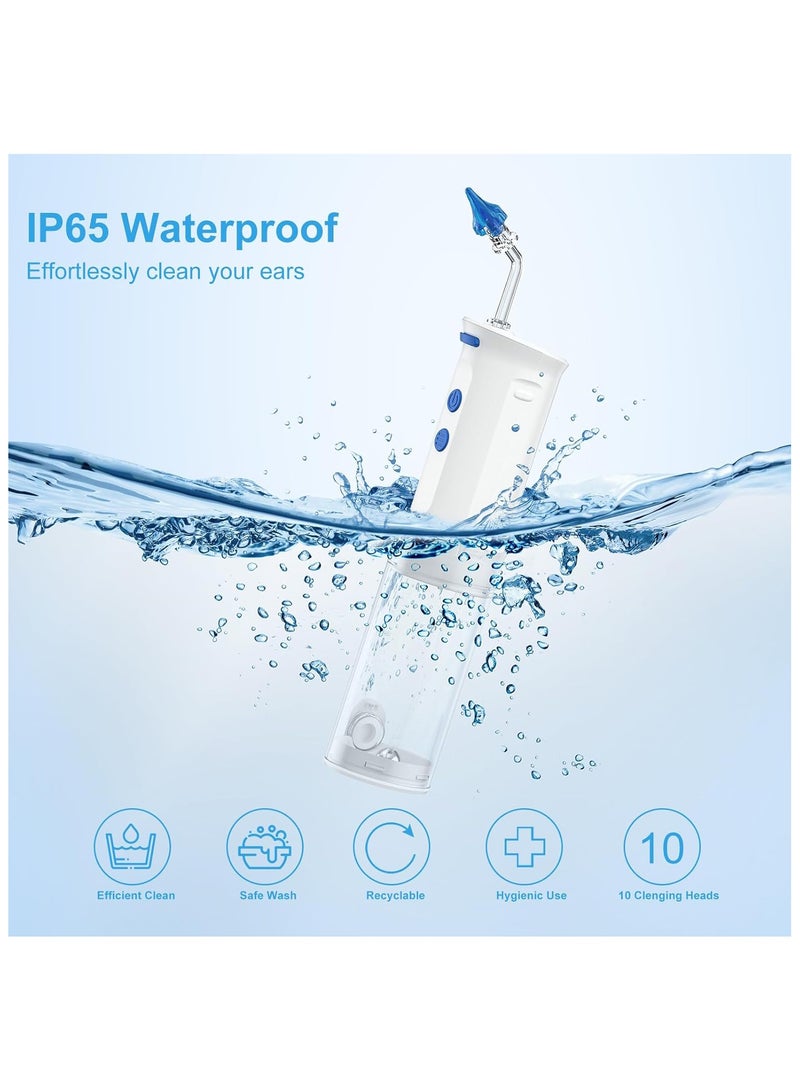 SYOSI Ear Wax Removal Tool  Ear Cleaner Ear Irrigation Flushing System for Ear Washing Ear Cleaning Kit Ear Cleaner with 3 Modes Safe Effective Ear Wax Washer for Adults Kids - Image 4