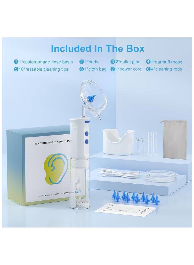 SYOSI Ear Wax Removal Tool  Ear Cleaner Ear Irrigation Flushing System for Ear Washing Ear Cleaning Kit Ear Cleaner with 3 Modes Safe Effective Ear Wax Washer for Adults Kids - Image 5