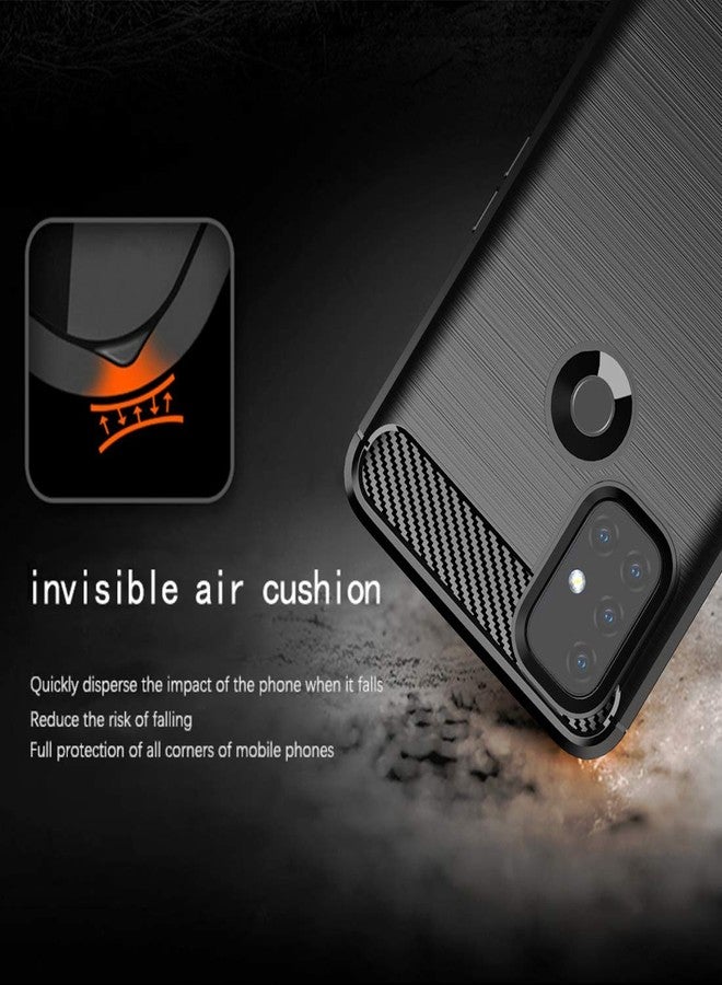 أوسوفر غطاء حماية مرن من مادة TPU المطاطية لامتصاص الصدمات لهاتف OnePlus Nord N10 5G (أسود) من Osophter - Image 5
