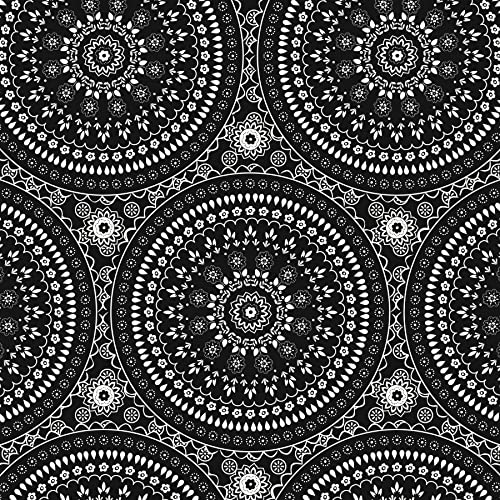 Vera Bradley Vera Bradley Women's Fleece Plush Throw Blanket  Black Bandana Medallion  80 X 50 - Image 4
