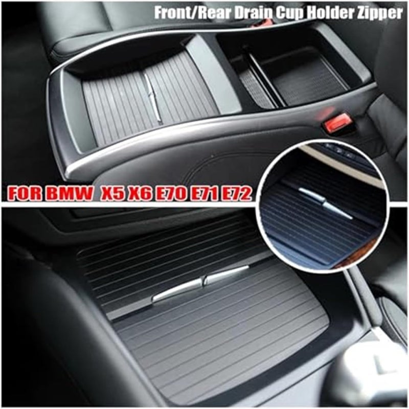 QASULER Center Console Roller Blind Shutter Cover - Image 3