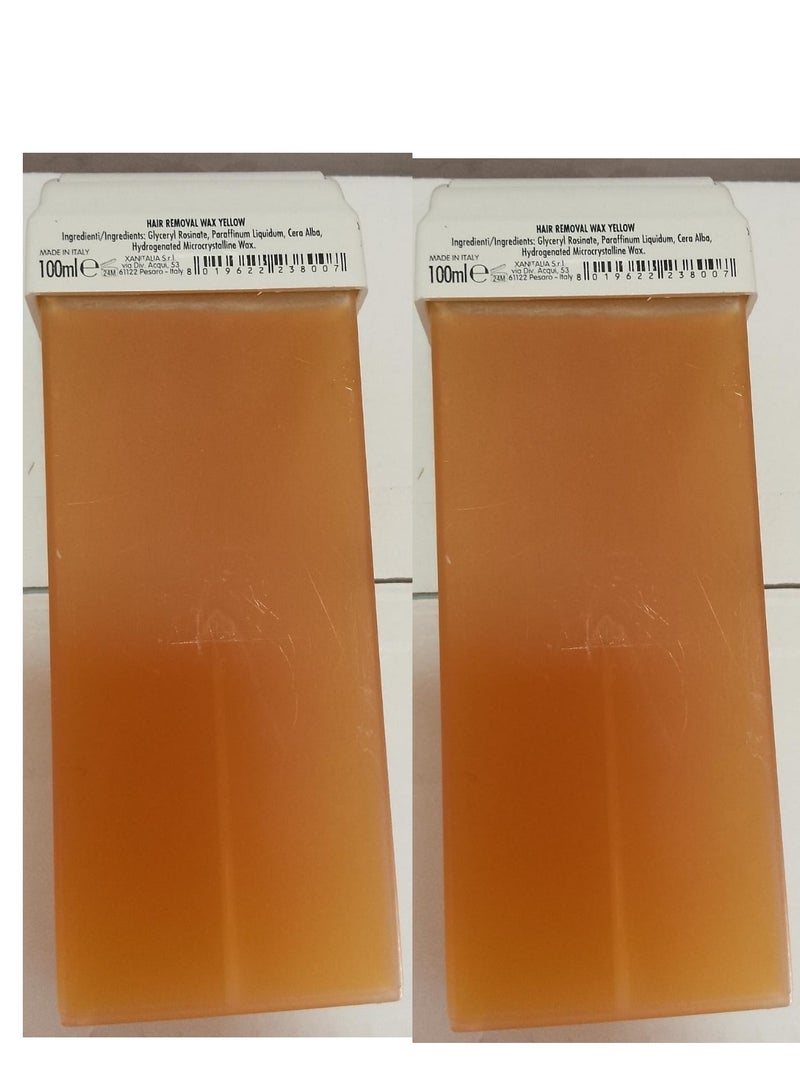 عبوتان من شمع إزالة الشعر