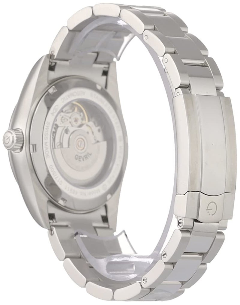 Gevril 48911 Men's West Village Automatic Watch, 316L Stainless Steel Bracelet with Deployment Buckle - Image 5