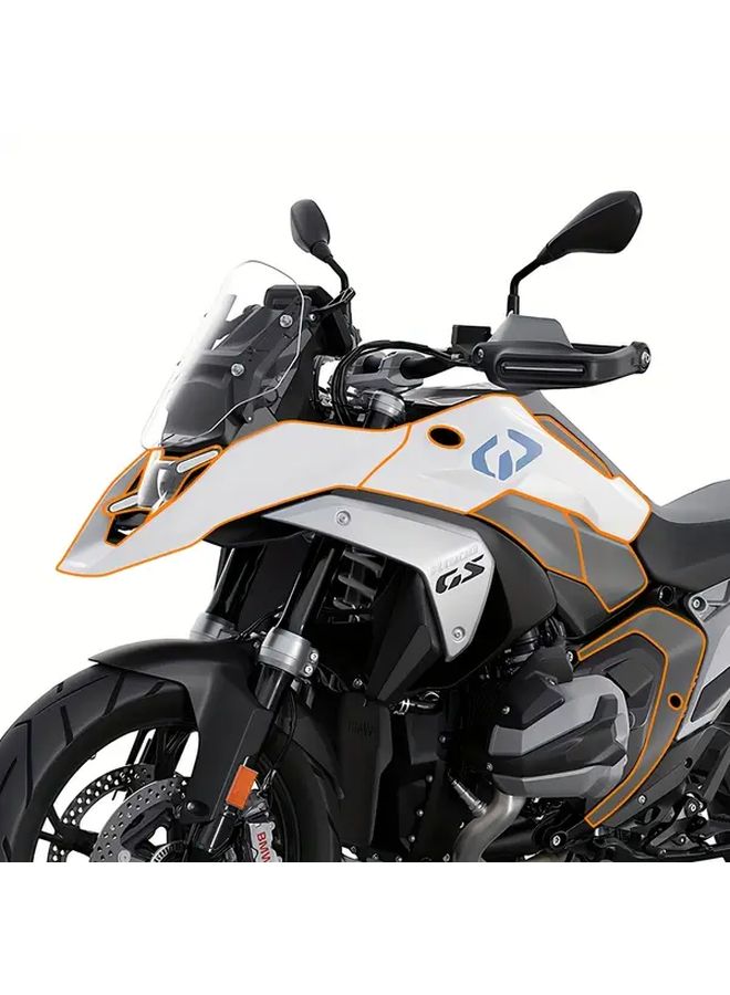 Precut TPU Invisible Car Cover For BMW R1300 GS 2024 Present Motorcycle Clothes 1set 12pcs - Image 5