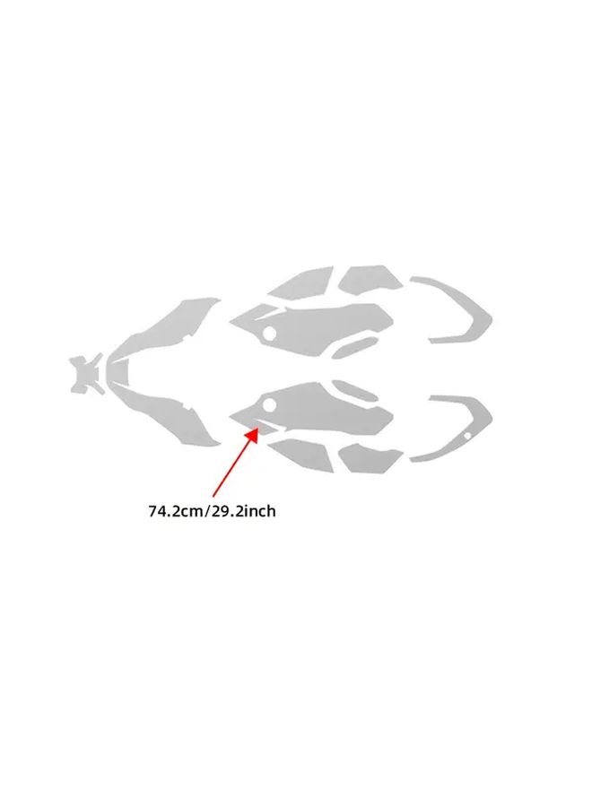 Precut TPU Invisible Car Cover For BMW R1300 GS 2024 Present Motorcycle Clothes 1set 12pcs - Image 2