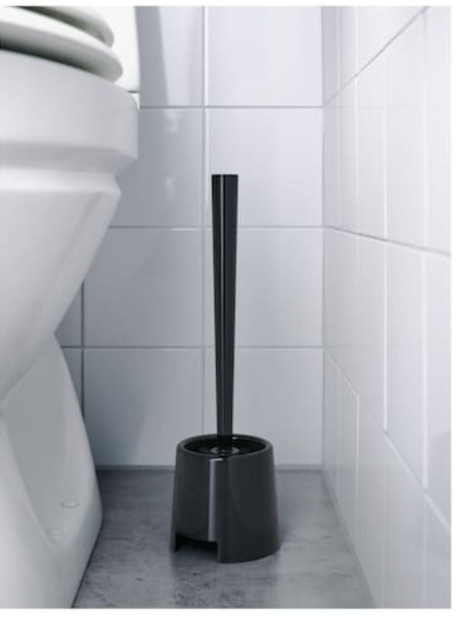 Ikea Toilet brush/holder, black - Image 2