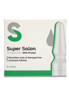 Melano Pharma Super Salon Hair Ampoules with Protein, 5 × 10 ml 