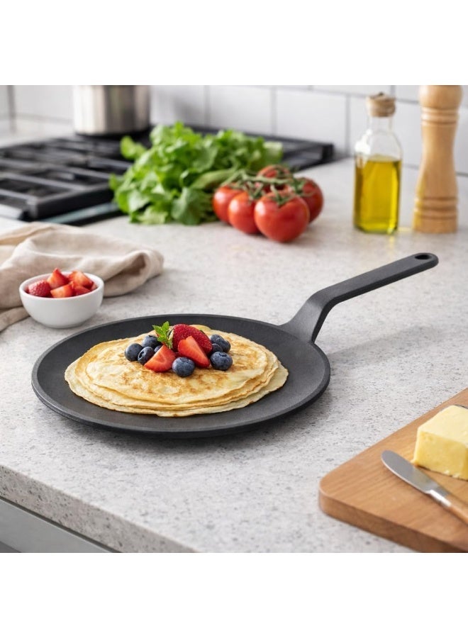 Decent Cast Iron Roti Tawa – Cast Iron Dosa Tawa & Chapati Tawa for Gas & Induction | Heavy Iron Tawa for Roti, Saj, Bread, Dosa & Paratha | Pre-Seasoned Iron Cast Cookware Pan| 23 cm - Image 5