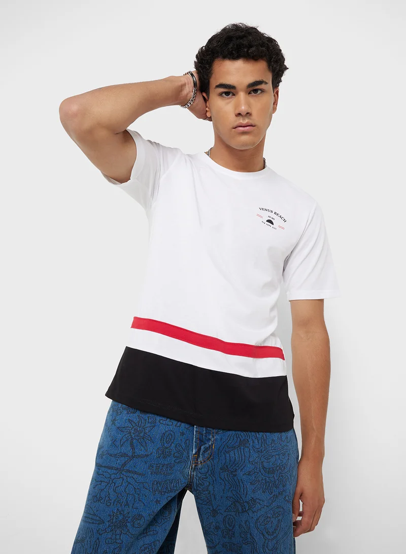 سفنتي فايف Crew Neck T-Shirt