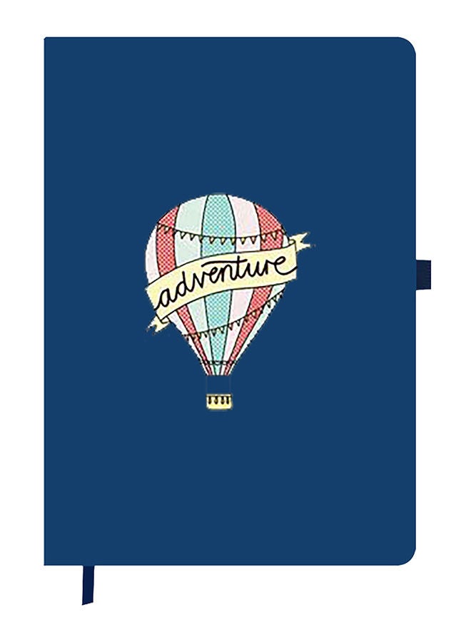 Theodor Designer A5 Thick Blue Hardcover Notebook Adventure - Image 1