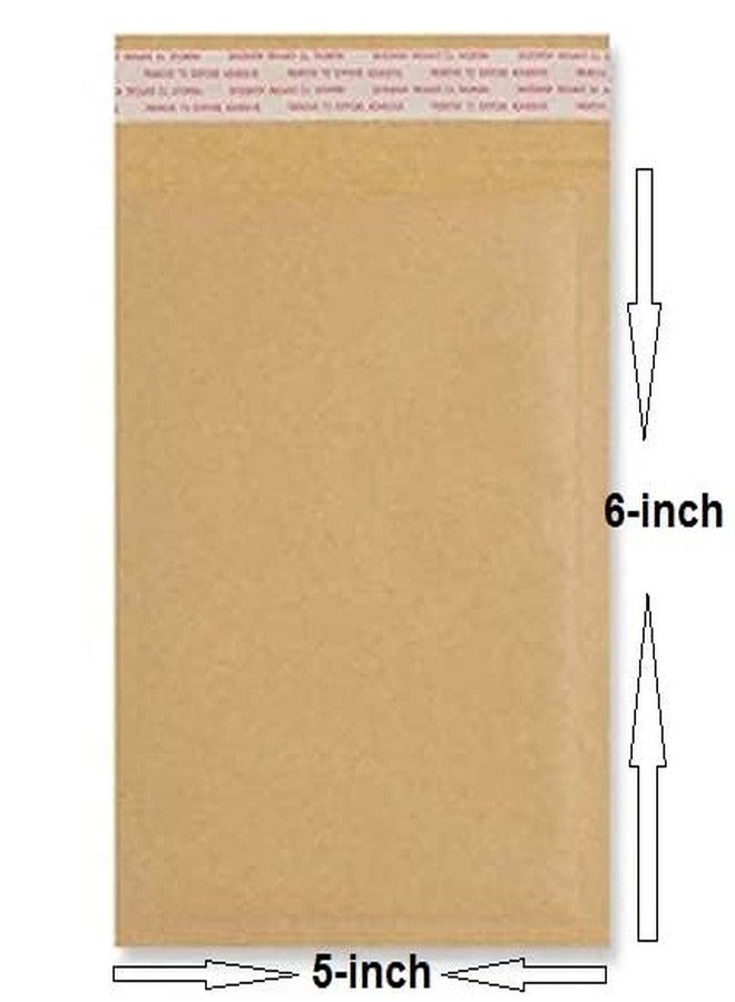Breewell® Packing Supply Plain Kraft Paper Courier Bag with Bubble Wrap 6x5 Inch, Postage Packaging Courier Envelope, (Pack of 50 Bags, Brown) - Image 2