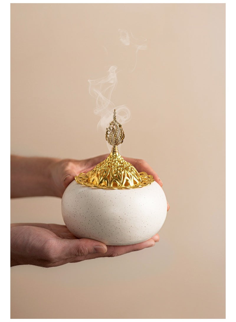 Household Indoor Golden Incense Burner - Image 4