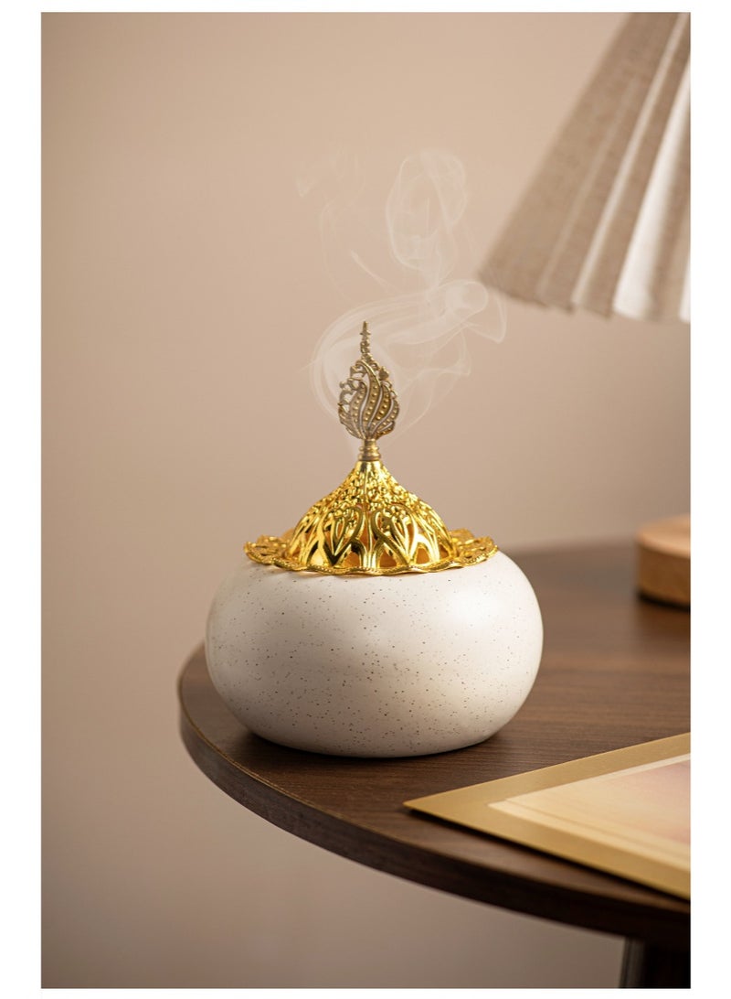 Household Indoor Golden Incense Burner - Image 3