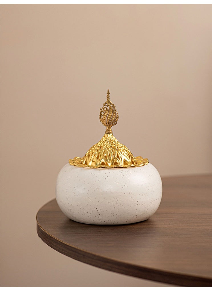 Household Indoor Golden Incense Burner - Image 2
