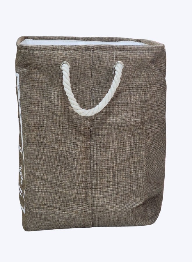 Group Tiger Foldable Laundry Storage Basket Brown (Length:48cm, Width:37cm)  - Image 2