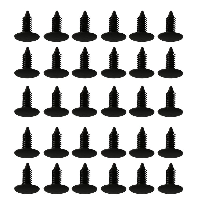 Interior Door Panel Clips 30PCS Black High-Quality Nylon Anti-Corrosion Wear-Resistant - Universal Fit For 7mm Hole Rivet Retainer For GM Ford Chrysler Auto Parts - Image 1