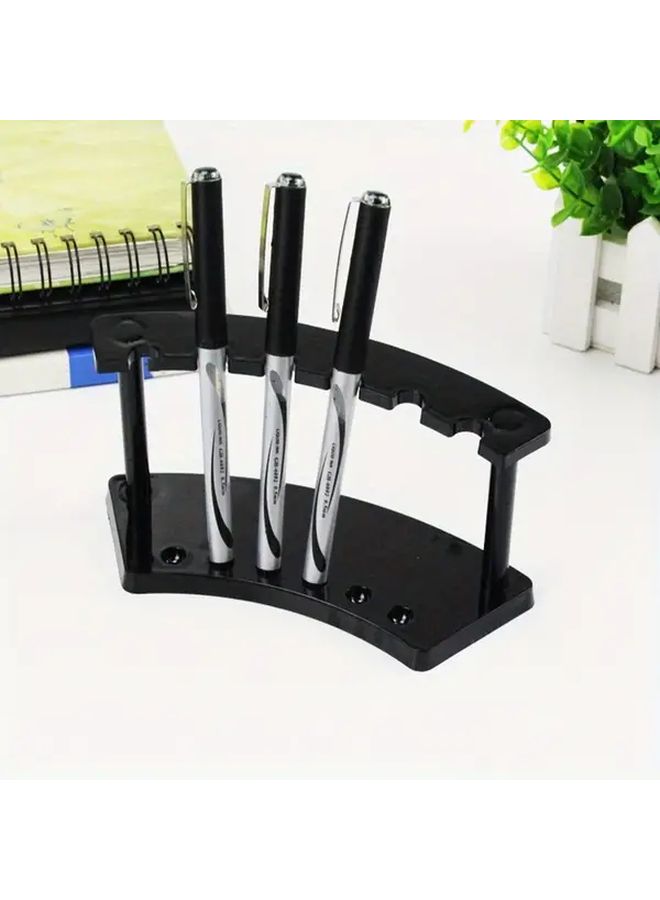 Transparent 6 Slot Pen Holder Storage Rack for Home Office Store Durable - Image 4