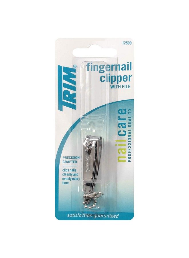 Trim Nailcare Fingernail Steel Clipper With File Item Number 12500 (Pack Of 6) - Image 4