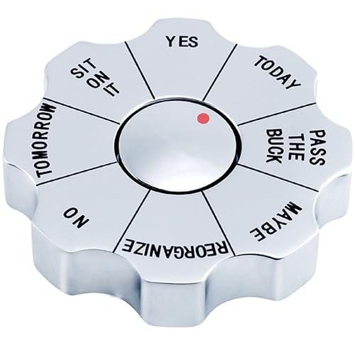 Natico Originals Rotating Decision Maker Paperweight, Fidget Spinner, Executive Gift, Desktop Organizer Trinket (60-2622) - Image 1