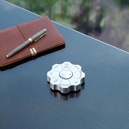 Natico Originals Rotating Decision Maker Paperweight, Fidget Spinner, Executive Gift, Desktop Organizer Trinket (60-2622) - Image 4