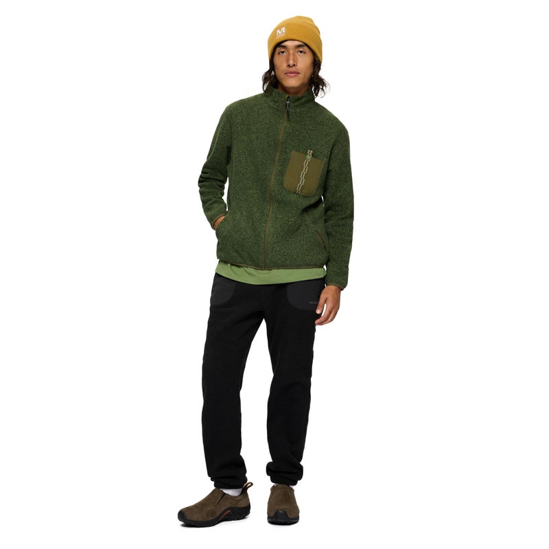Merrell Men's Jungle Fleece, Full Zip Outdoor Active Jacket - Image 4