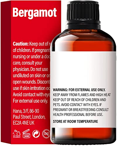 hana H'ana Bergamot Essential Oil - 1.02 Fl Oz - for Hair, Skin, Diffuser, Aromatherapy, DIY Candle & Soap Making - Image 2