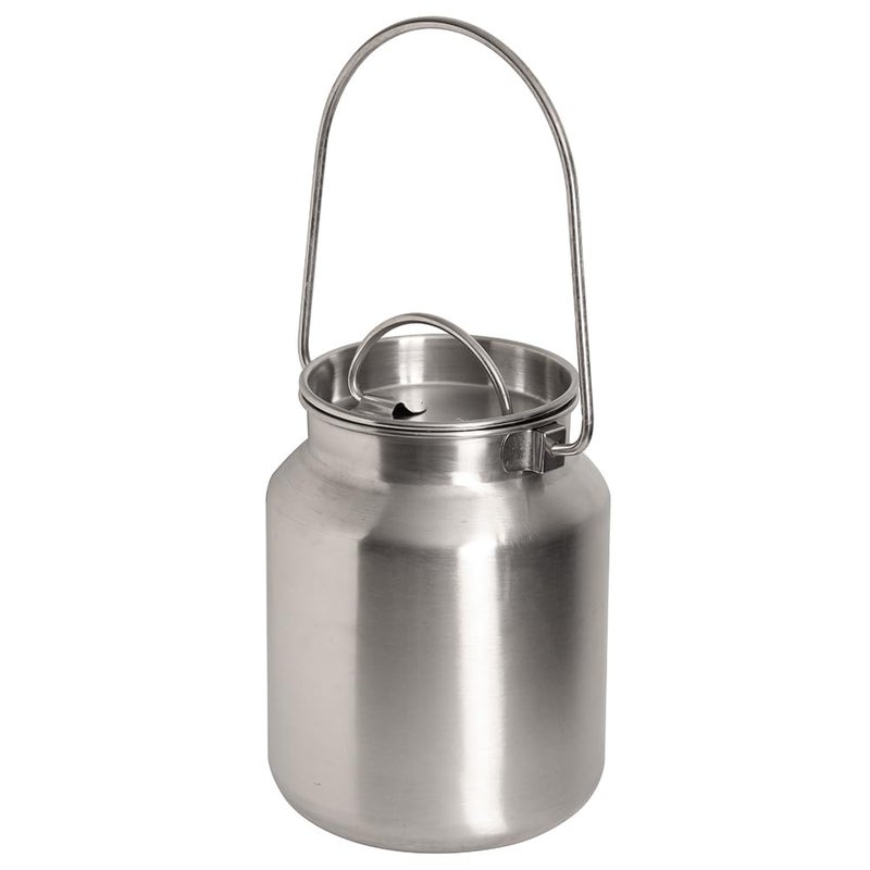 Lindy's Stainless Steel Seamless 1-Gallon Milk Jug, Milk Can, Milk Pail, Anti-Leak Liquid Storage Container with Tight Lid and Long Swivel Handle - Image 2