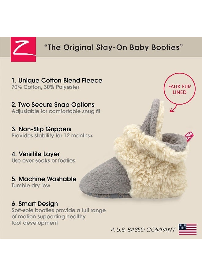 Zutano Zutano Unisex Fleece Baby Booties  - Image 3