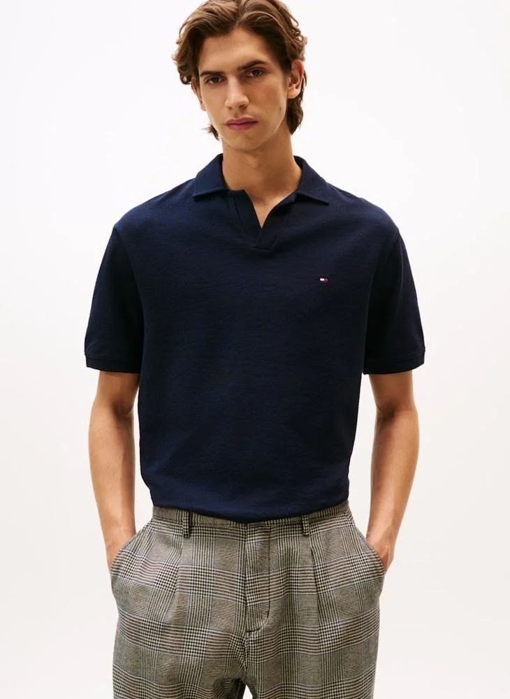 تومي هيلفيغر Logo Classic Fit Polo