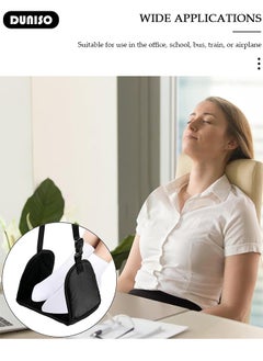 DUNISO Foot Hammock, Airplane Foot Rest Hammock Helps to Prevent Swelling and Soreness, Portable Foot Sling with Eye Mask & Earplug Relax Your Feet Office Leg Rest Travel Essentials for Long Flight  - Image 5