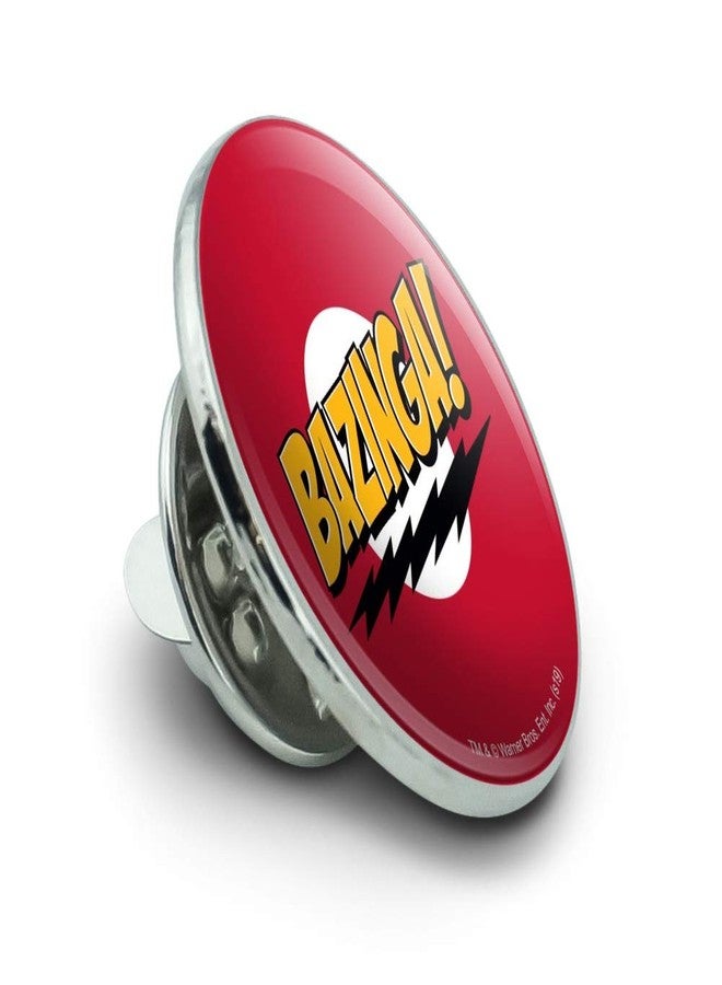 GRAPHICS & MORE The Big Bang Theory Sheldon Bazinga Metal 0.75" Lapel Hat Pin Tie Tack Pinback - Image 2