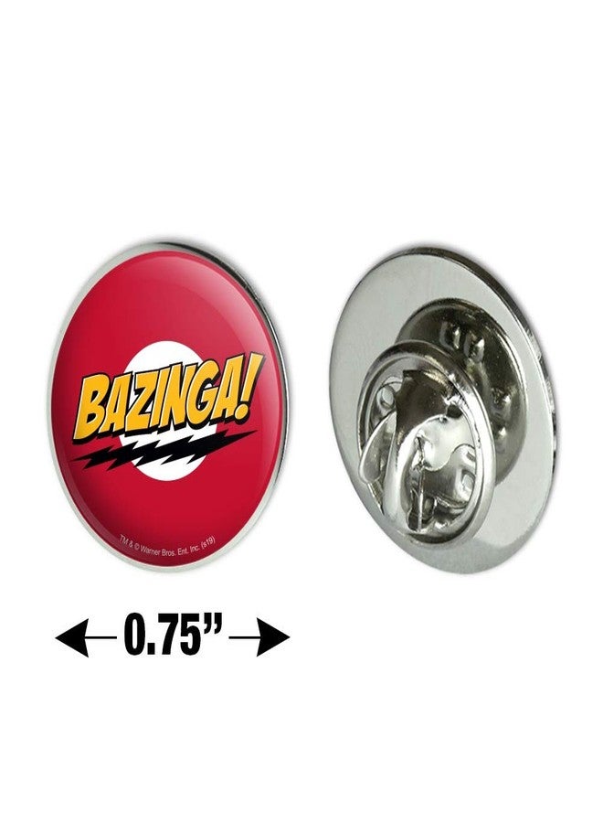 GRAPHICS & MORE The Big Bang Theory Sheldon Bazinga Metal 0.75" Lapel Hat Pin Tie Tack Pinback - Image 4