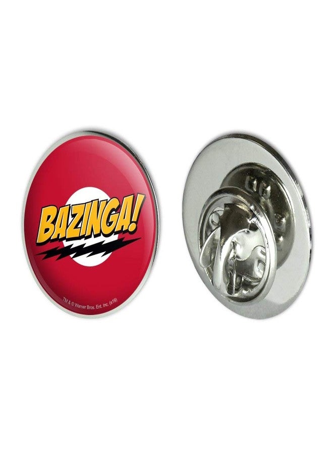 GRAPHICS & MORE The Big Bang Theory Sheldon Bazinga Metal 0.75" Lapel Hat Pin Tie Tack Pinback - Image 1