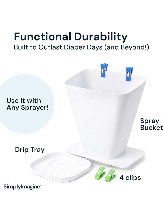 SimplyImagine Cloth Diaper Sprayer Splatter Shield - Image 5