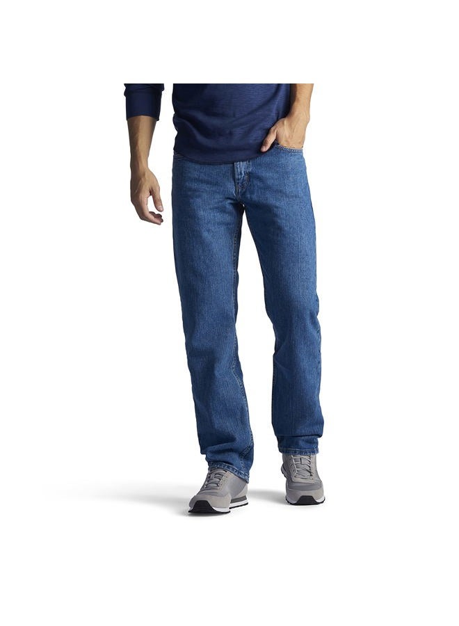 LEE Men's Regular Fit Straight Leg Jean, Pepperstone, 34W / 29L - Image 1