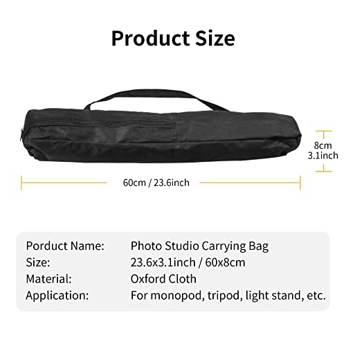 Meking 23.6in Carrying Case Bag with Strap for Light Stand Tripod Monopod Photography Photo Studio - Image 4