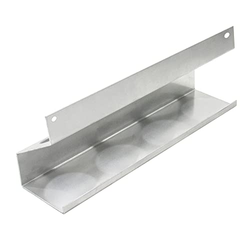 Pit Posse 303 Four Bottle Aerosol Spray Can Rack Shelf Holder 15.5" Caddy - Made in USA - Aluminum Enclosed Trailer Shop Garage Storage Organizer - Mounting Hardware Included (Silver) - Image 5