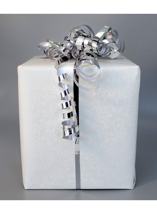 OLYPHAN Holiday Ribbon For Craft Silver Curling Ribbon Metallic Ribbons Shiny & Sparkling Crafts Large 500 Yard Thin New Year Party Celebration Decoration - Image 4