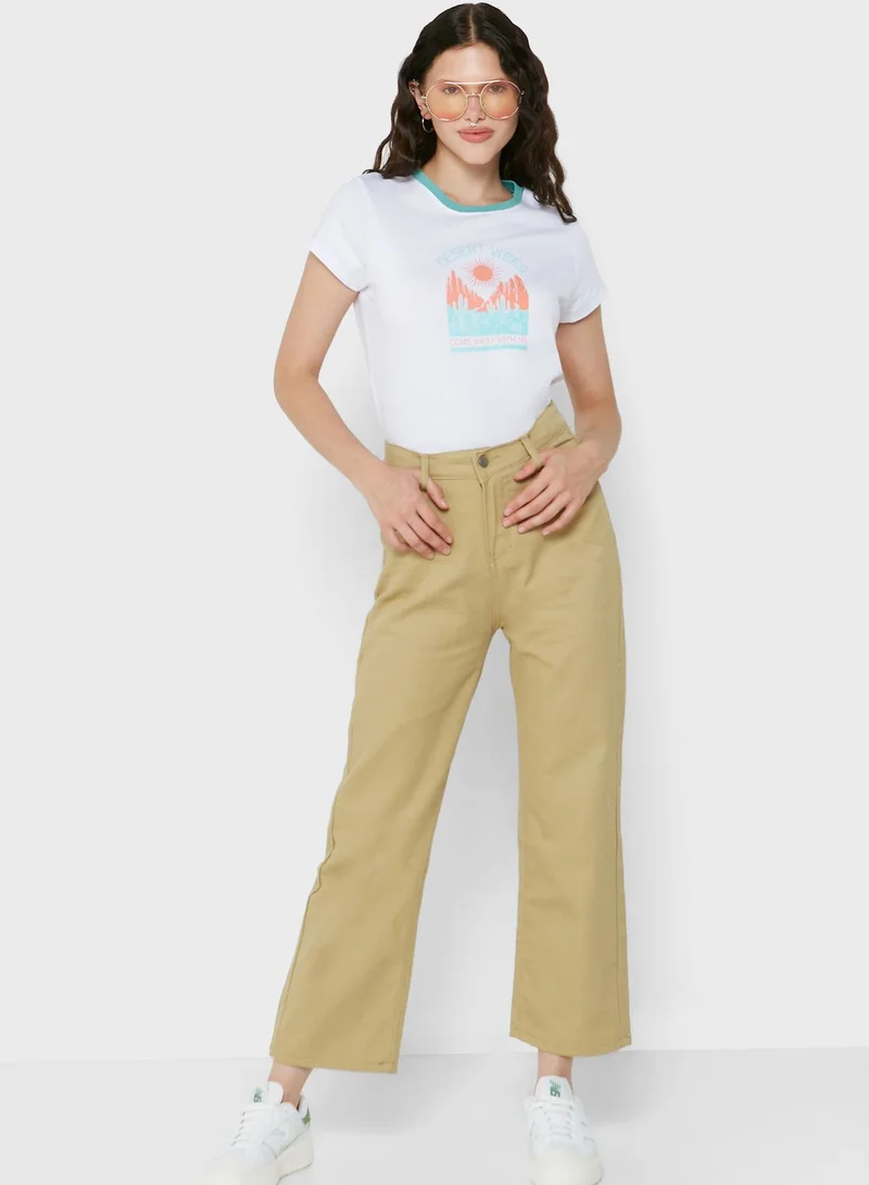 Ginger Coloured Mom Jeans