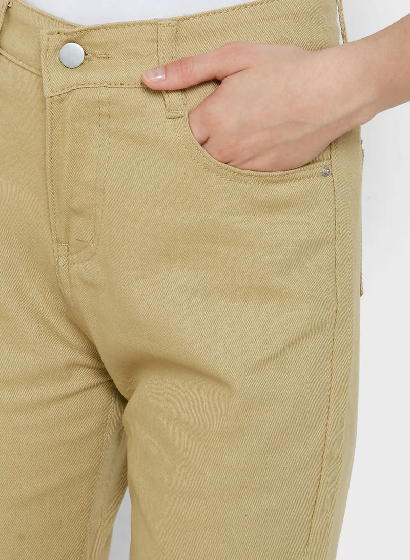 Ginger Coloured Mom Jeans