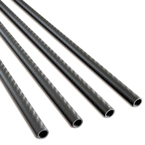 cncarbonfiber 4pcs Carbon Fiber Tube 10mmx8mmx420mm681216222530mm Available 3K roll Wrapped Twill Matte Finish - Image 1