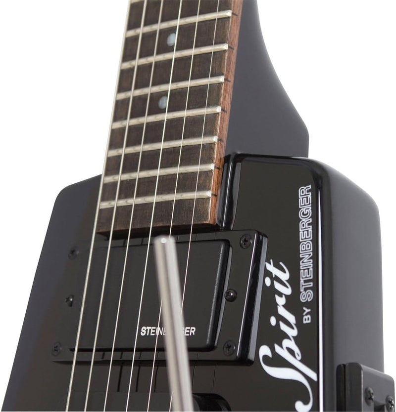 Epiphone Steinberger Spirit GT-Pro Deluxe BK Black Electric Guitar with Gigbag - Image 4