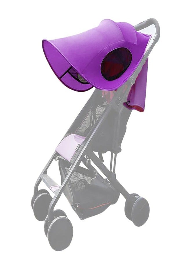 ITODA Universal Stroller Sun Cover Foldable Pushchair Sun Canopy UV Protection Infant Pram Sun Visor for Outdoors Stroll(Only Sun Shade) - Image 1