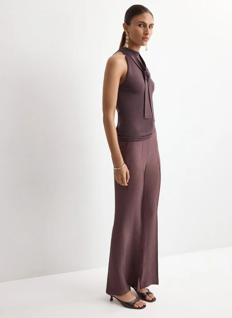 MANGO  Halter-neck knitted top for Women | Best Price UAE