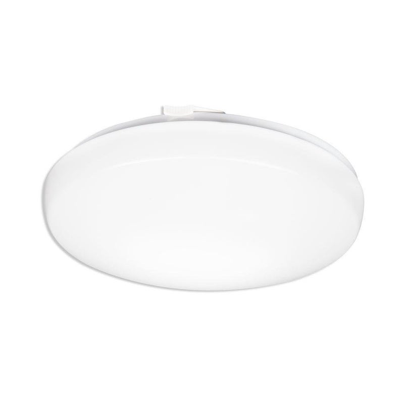 Lithonia Lighting 11 Inch Round LED Flush Mount Ceiling Light Low Profile Modern Ceiling Light Fixture 4000K Cool White Color Temperature Dimmable White FMLRDL 11 14840 M4