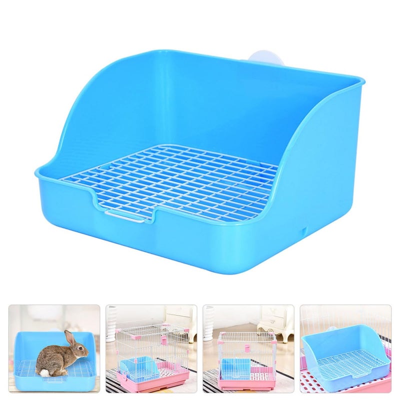 Fixed Design Rabbit Litter Box Toilet Leak Proof Pan for Bunnies Guinea Pigs Chinchillas - Image 5