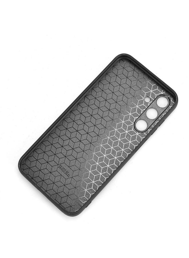 HuHa Protective Cover For Samsung Galaxy M35 Cow Pattern Sewing Card Bag Phone Case(Black) - Image 5
